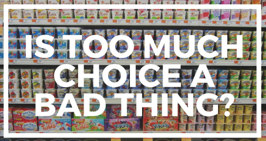 Read More about Having too much choice is NOW a tax on a consumer's time and attention