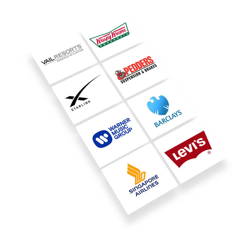 Worked with the World's Largest Brands