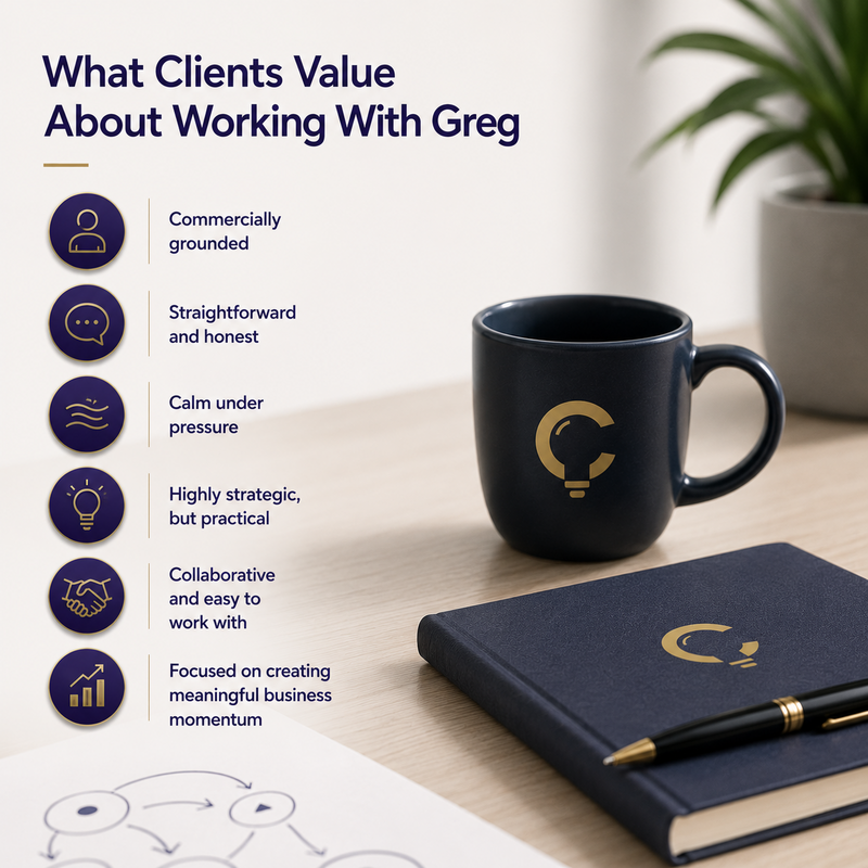 What Clients Value About Working With Greg